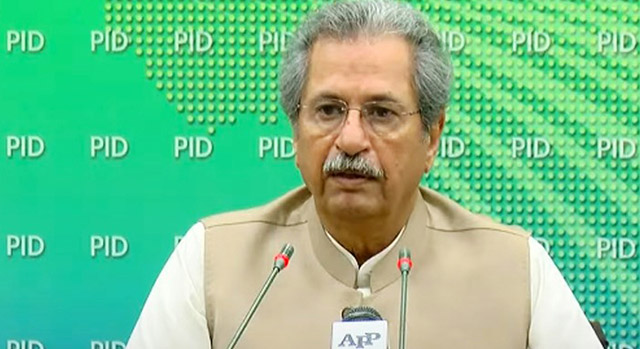 Shafqat Mehmood disappointed with students’ reaction over school reopening